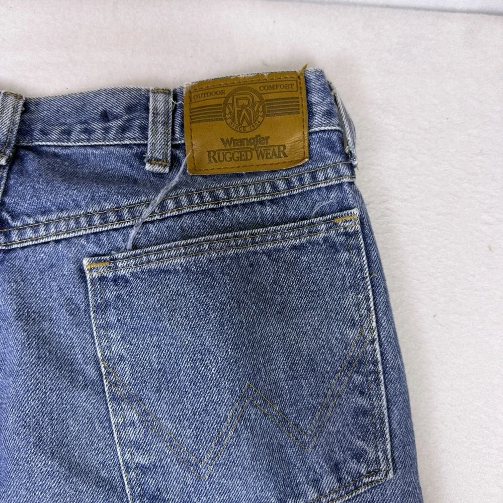 VTG Wrangler Rugged Wear Upland Brush‎ Pants Made in USA 34x34 Hunting Jeans